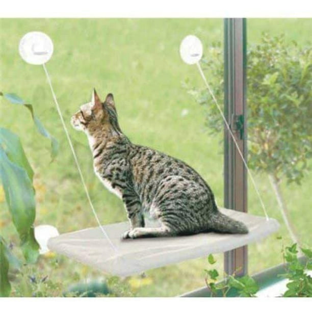 Cat Window Perch Easy Set-up Mounted Bed for All Kitten Sizes All Around 360° Sunbath,Saving Space Durable Steady Cat Shelf
